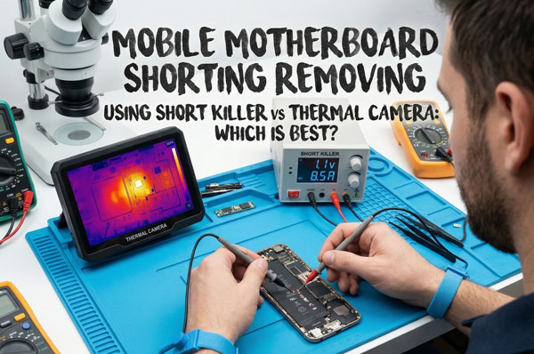 Mobile Motherboard Shorting Short Killer vs Thermal Camera