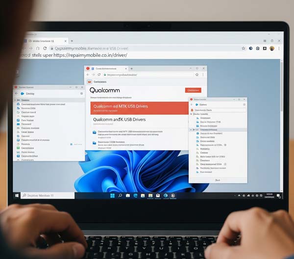 Qualcomm and MTK USB Drivers for Windows 11