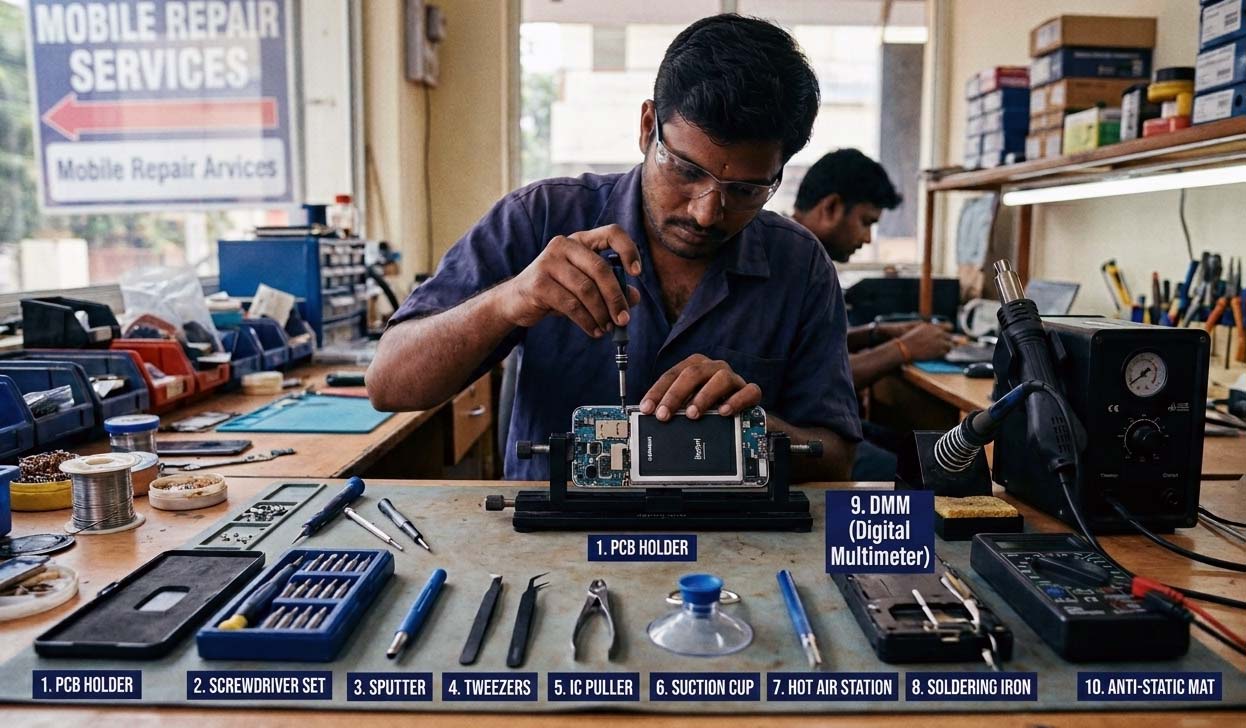Top 10 Essential Mobile Repairing Tools for Beginners